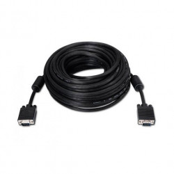 CABLE CON FERRITA SVGA HDB15 AISENS 20M NEGRO
