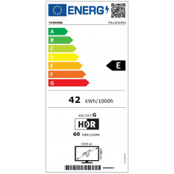 TV LED 43 TOSHIBA 43LL3C63DG SMART TV FHD SMART TV HDR10 3