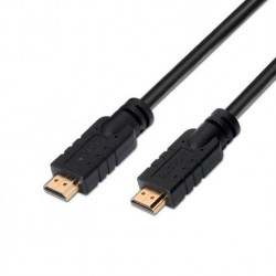 CABLE CON REPETIDOR HDMI M A HDMI M 25M NEGRO