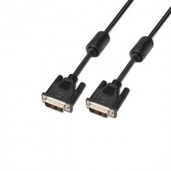 CABLE CON FERRITA DVI DM A DVI DM AISENS 5M BK