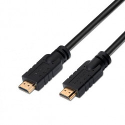 CABLE CON REPETIDOR HDMI M A HDMI M 30M NEGRO