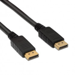 CABLE DISPLAY PORT M M 3M AISENS NEGRO