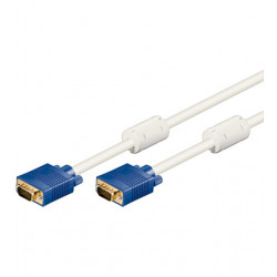 CABLE VGA M M 10M DB15 MONITOR BEIGE