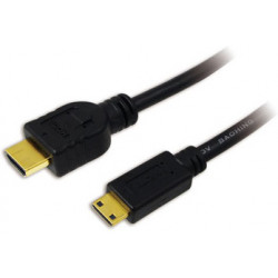 CABLE HDMI M A miniHDMI M 2M ETHERNET LOGILINK