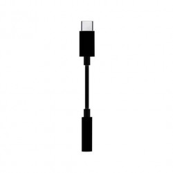 ADAPTADOR USB C M A JACK 35 H AISENS 15CM NEGRO