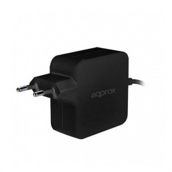 ADAPTADOR CORRIENTE USB C DE 65W APPROX NEGRO