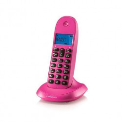 TELEFONO INALAMBRICO DECT DIGITAL MOTOROLA C1001LB VIOLETA