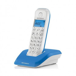 TELEFONO INALAMBRICO DECT DIGITAL MOTOROLA S1201 AZU