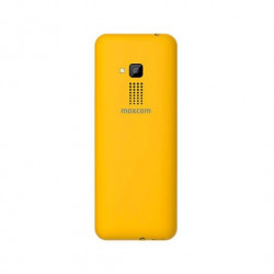 MOVIL MAXCOM CLASSIC MM139 AMARILLO 24 MICROSD HASTA 8GB 