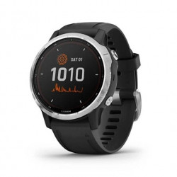 SMARTWATCH GARMIN GPS FENIX 6S SOLAR PLATA NEGRO