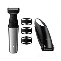 AFEITADORA CORPORAL PHILIPS BODYGROOM 5000 NEGRO PLATA