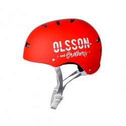CASCO OLSSON TALLA M L NIyO ROJO