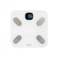 BASCULA DIGITAL SPC ATENEA FIT BLANCO PANTALLA LED WIFI APP