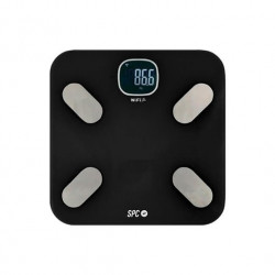 BASCULA DIGITAL SPC ATENEA FIT NEGRO PANTALLA LED WIFI APP