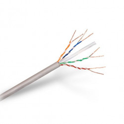 CABLE RED UTP CAT6 RJ45 AISENS 305M GRIS AWG24 RIGIDO A135 