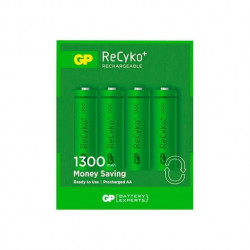 PILA RECARGABLE GP LR06 AA PACK 4 BLISTER 12V 1300mA