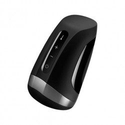 SATISFYER MEN HEAT VIBRATION NEGRO