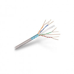 CABLE RED FTP CAT6 RJ45 AISENS 100M GRIS AWG24 RIGIDO A136 