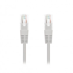 CABLE RED UTP CAT5E RJ45 NANOCABLE 10M GRIS 10M GRIS 1020