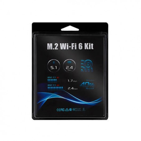 ANTENA WIFI M2 ASROCK DESKMINI WIFI6 KIT AX200 W10 LINUX CH