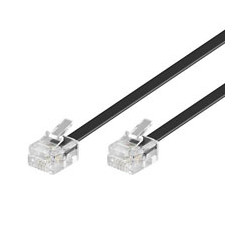 CABLE TELEFONO RJ11 3M NEGRO