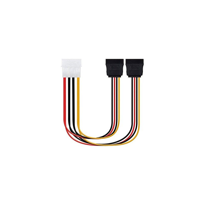CABLE ALIMENTACION MOLEX M A SATA H 016MM