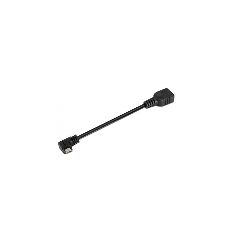 CABLE OTG ACODADO USBAH A MICRO USBBM 20 15CM