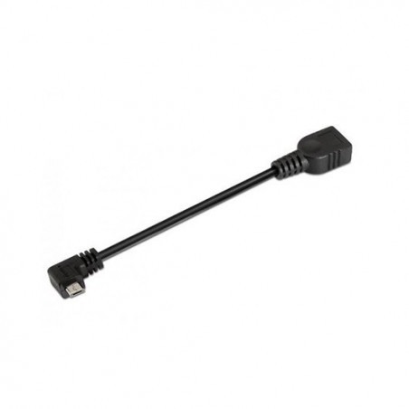 CABLE OTG ACODADO USBAH A MICRO USBBM 20 15CM