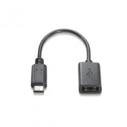 CABLE OTG USBAH A USB TIPO C M 20 AISENS NEGRO