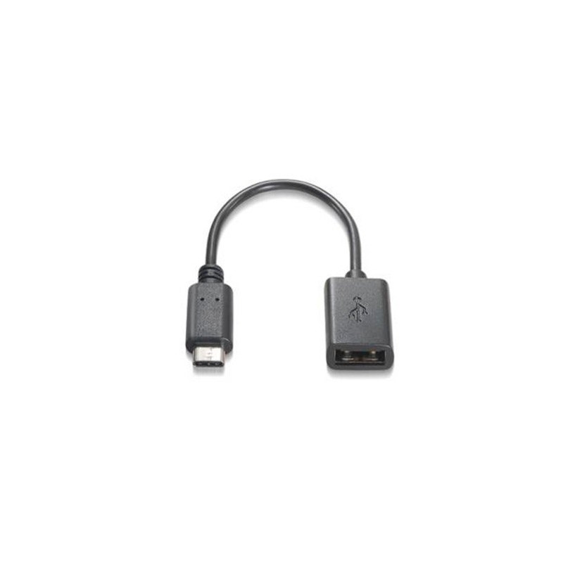 CABLE OTG USBAH A USB TIPO C M 20 AISENS NEGRO