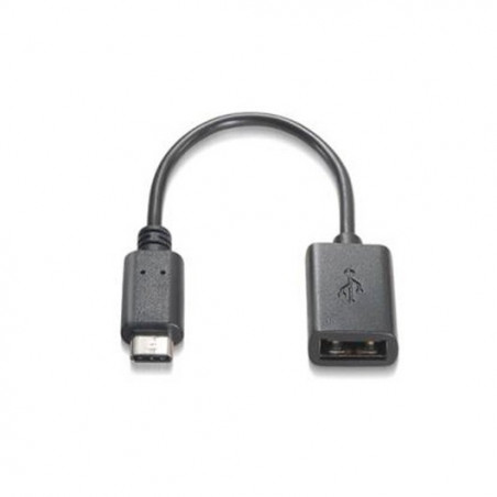 CABLE OTG USBAH A USB TIPO C M 20 AISENS NEGRO