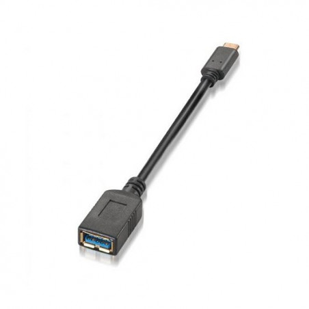 CABLE OTG USBAH A USB TIPO C M 31 AISENS NEGRO