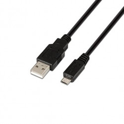 CABLE USBA A MINI USBB 20 AISENS 1M NEGRO