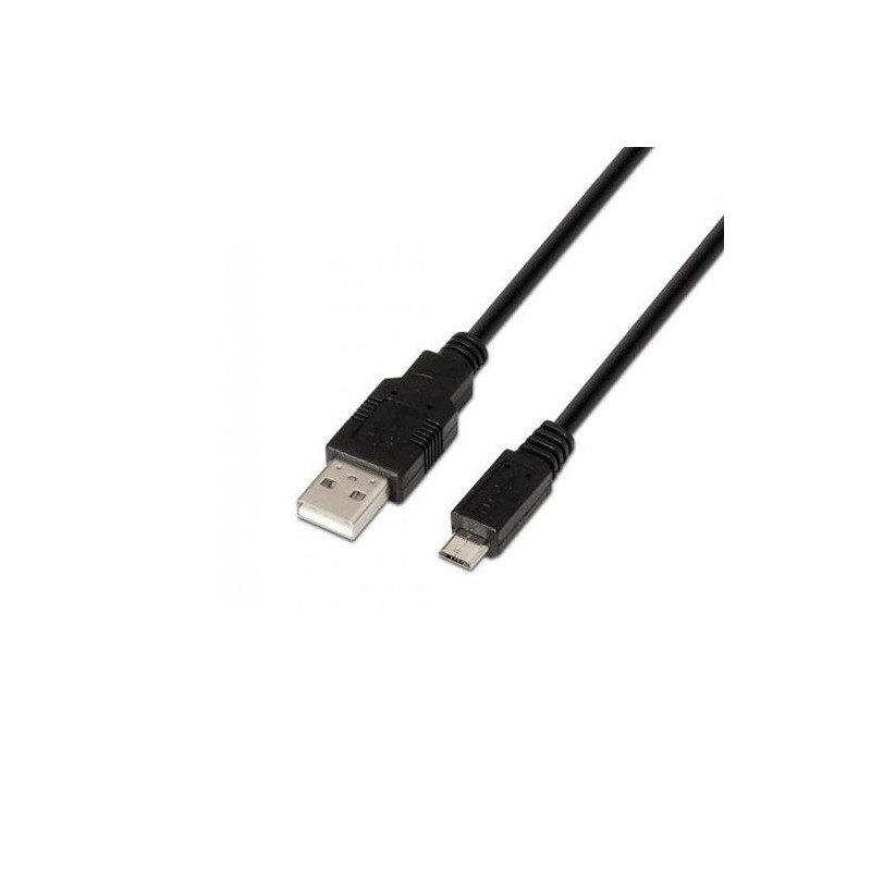 CABLE USBA A MICRO USBB 20 AISENS 08M NEGRO