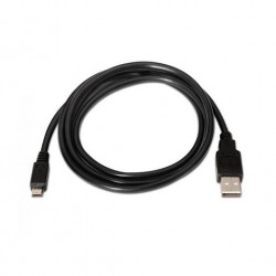 CABLE USBA A MICRO USBB 20 AISENS 08M NEGRO