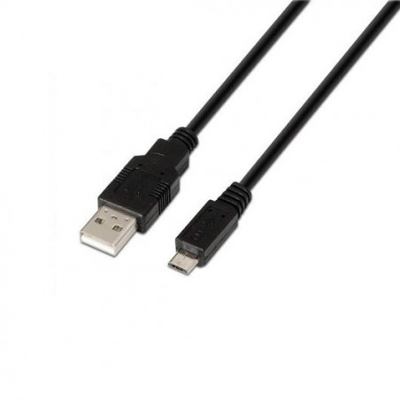 CABLE USBA A MICRO USBB 20 AISENS 3M NEGRO