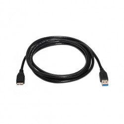 CABLE USBA A MICRO USBB 30 AISENS 2M NEGRO