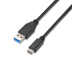 CABLE USBA 31 A USB TIPO C 31 AISENS 1M NEGRO